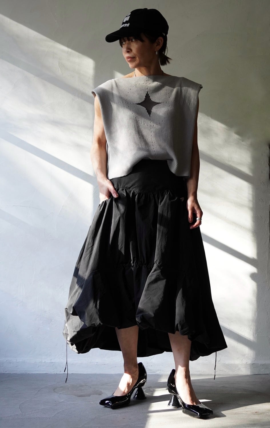 ENFOLD STRAIGHT BALLOON SKIRT バルーンスカート