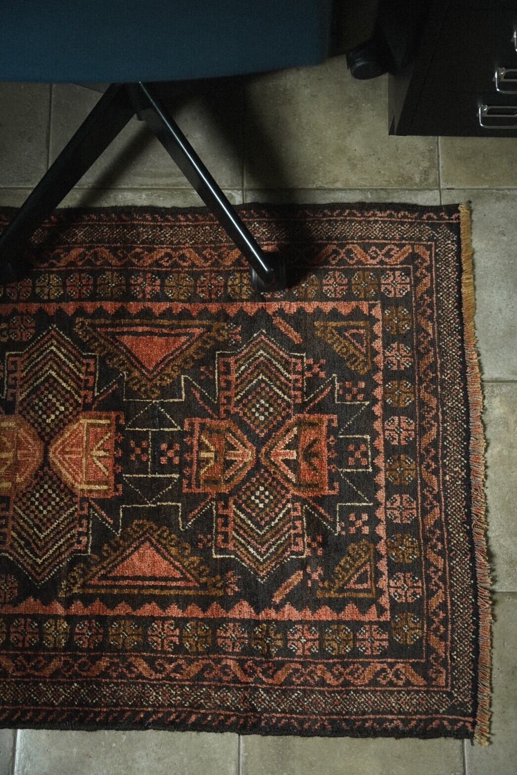 1067 -Vintage Baluch rug