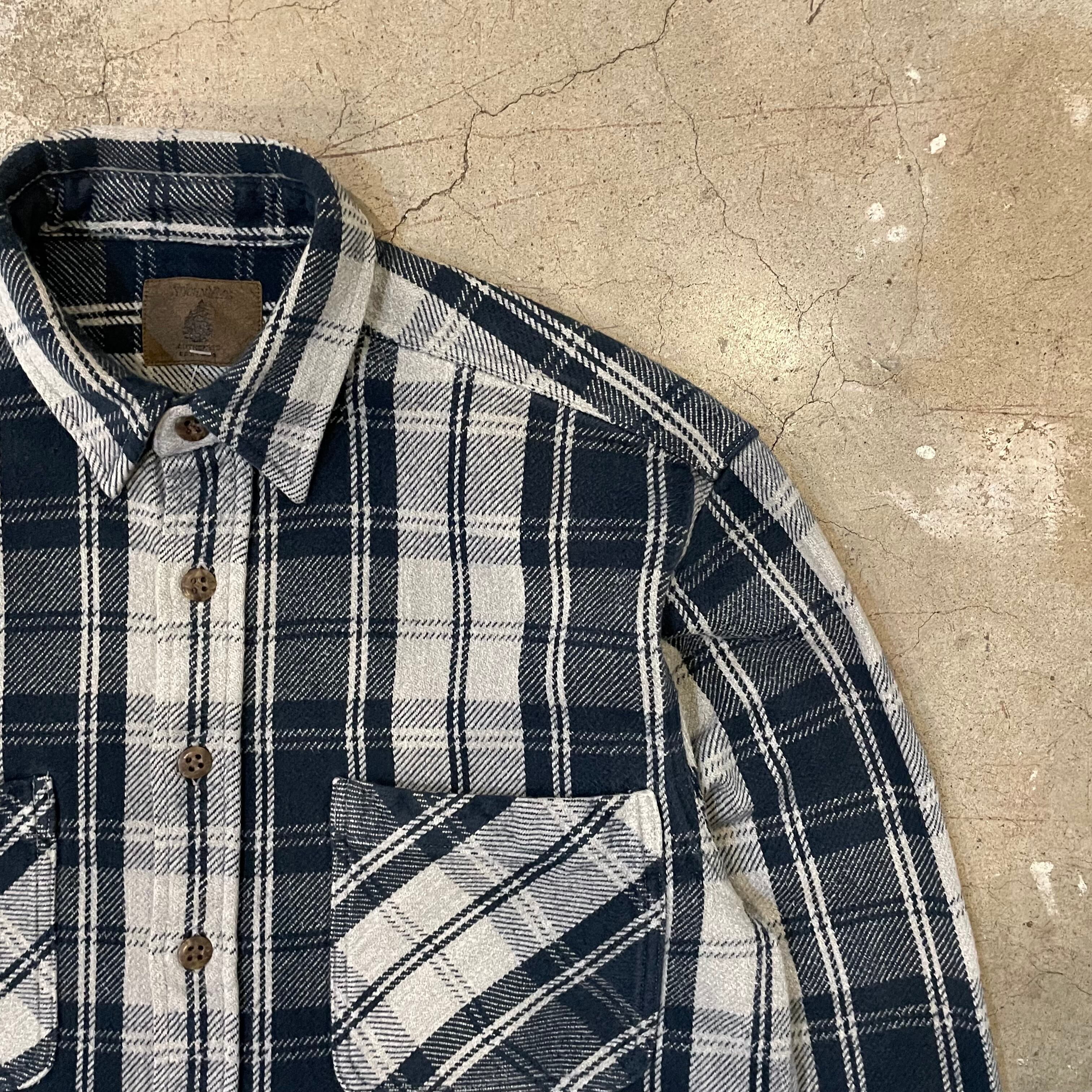 90~00s ST JOHN'S BAY check design heavy flannel shirt | 仙台