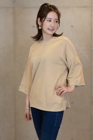 《CREED》 Less is more Sweat T-shirt / beige
