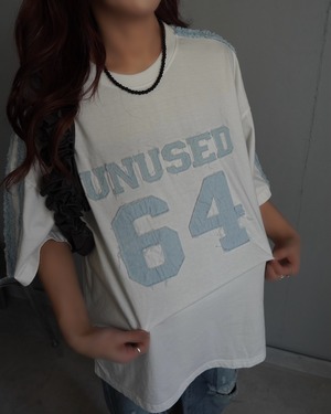 【unused.lab】Sideline denim patch CS/Blue
