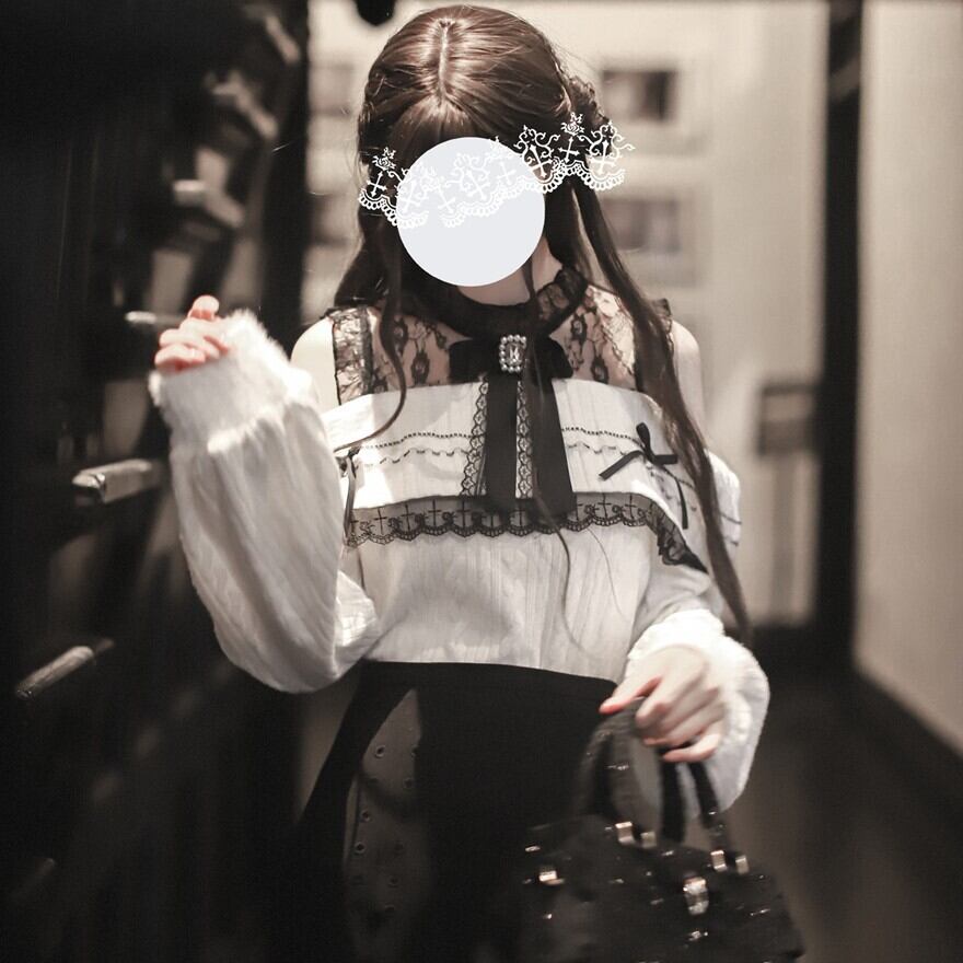 クラシカルロリィタ リボン アクセサリー レース フェイクジュエリー エレガント 胡桃木