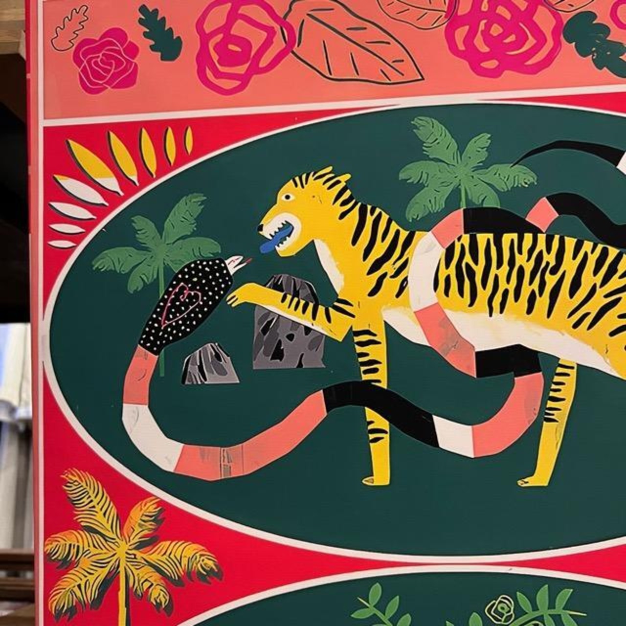 TOPANGA Zakka アートポスター　two kinds of bigcats