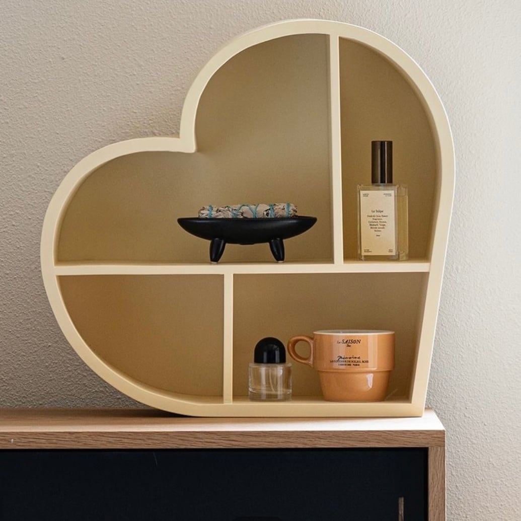 vintage white ribbon wall shelf / ヴィンテージ ホワイト リボン