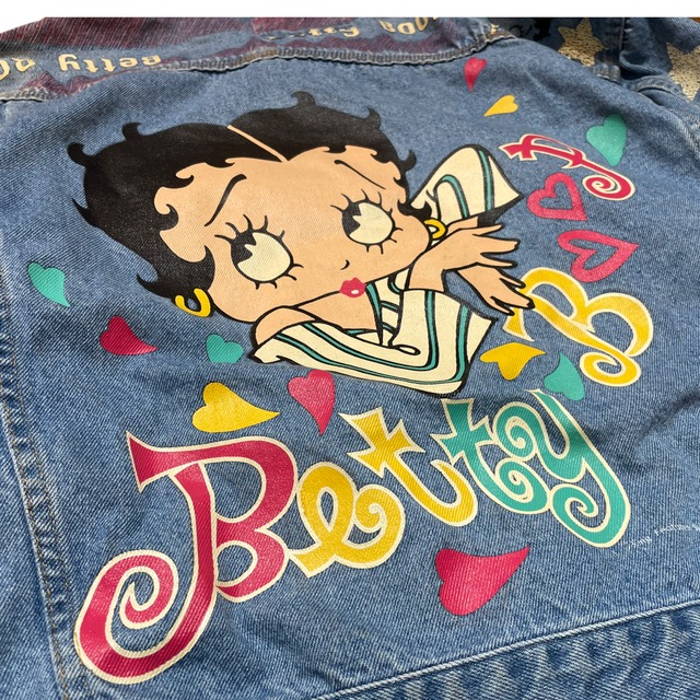 USA製 Betty Boop ベティ デニムジャケット Gジャン　ヴィンテージ