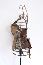 Dead stock Lace up camisole top Made in Italy