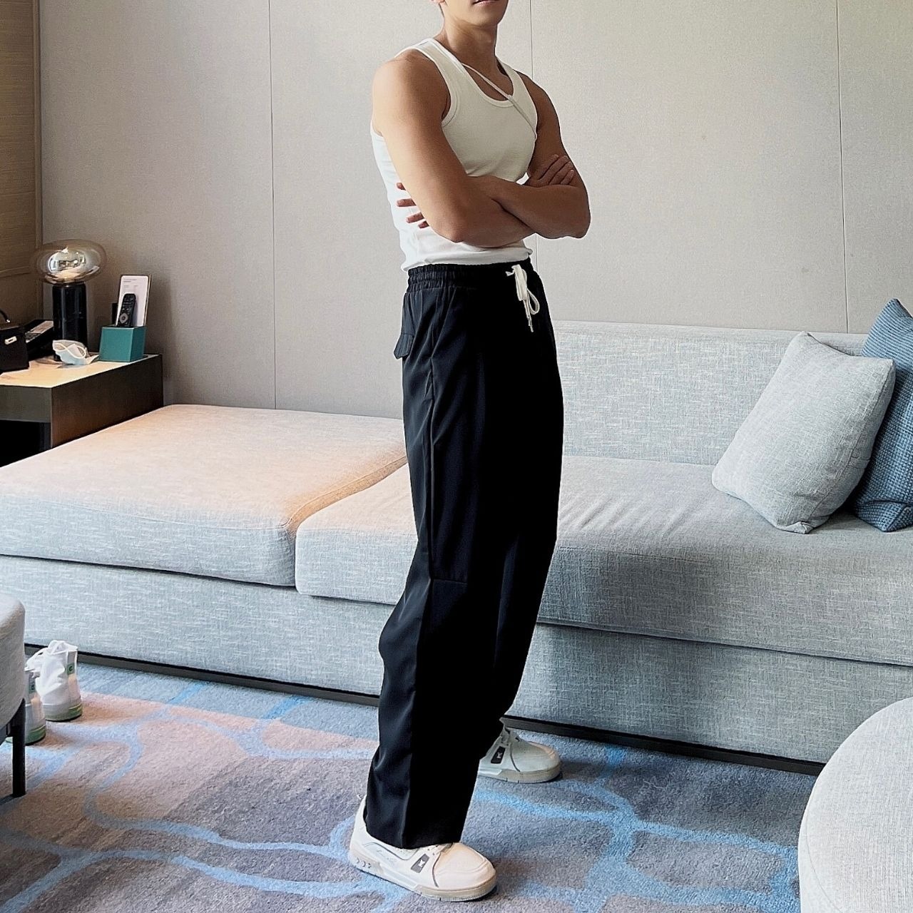 ドレープシルキーワイドレッグパンツ　MT0530004