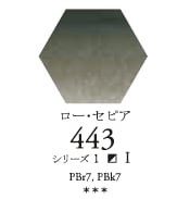 セヌリエWC 443 ロー・セピア 透明水彩絵具 チューブ10ml Ｓ1