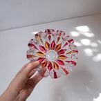 赤とオレンジのジュエリートレイ