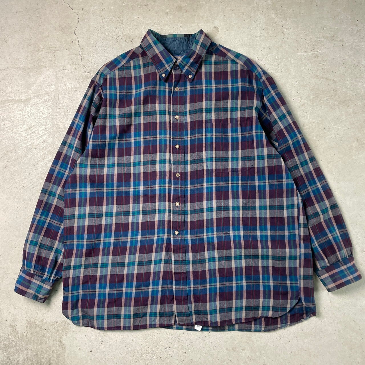 70年代 USA製 PENDLETON ペンドルトン チェックシャツ ウールシャツ
