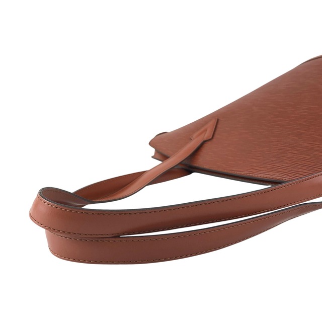 LOUIS VUITTON ルイヴィトン サンジャック エピ ハンドバッグ ブラウン レザー vintage ヴィンテージ オールド u5h6dx