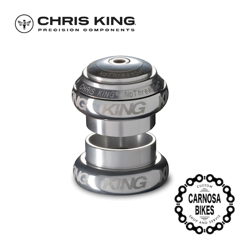 【CHRIS KING】NoThreadSet 1-1/8" [ノースレードセット 1-1/8インチ] ソットヴォーチェ Silver