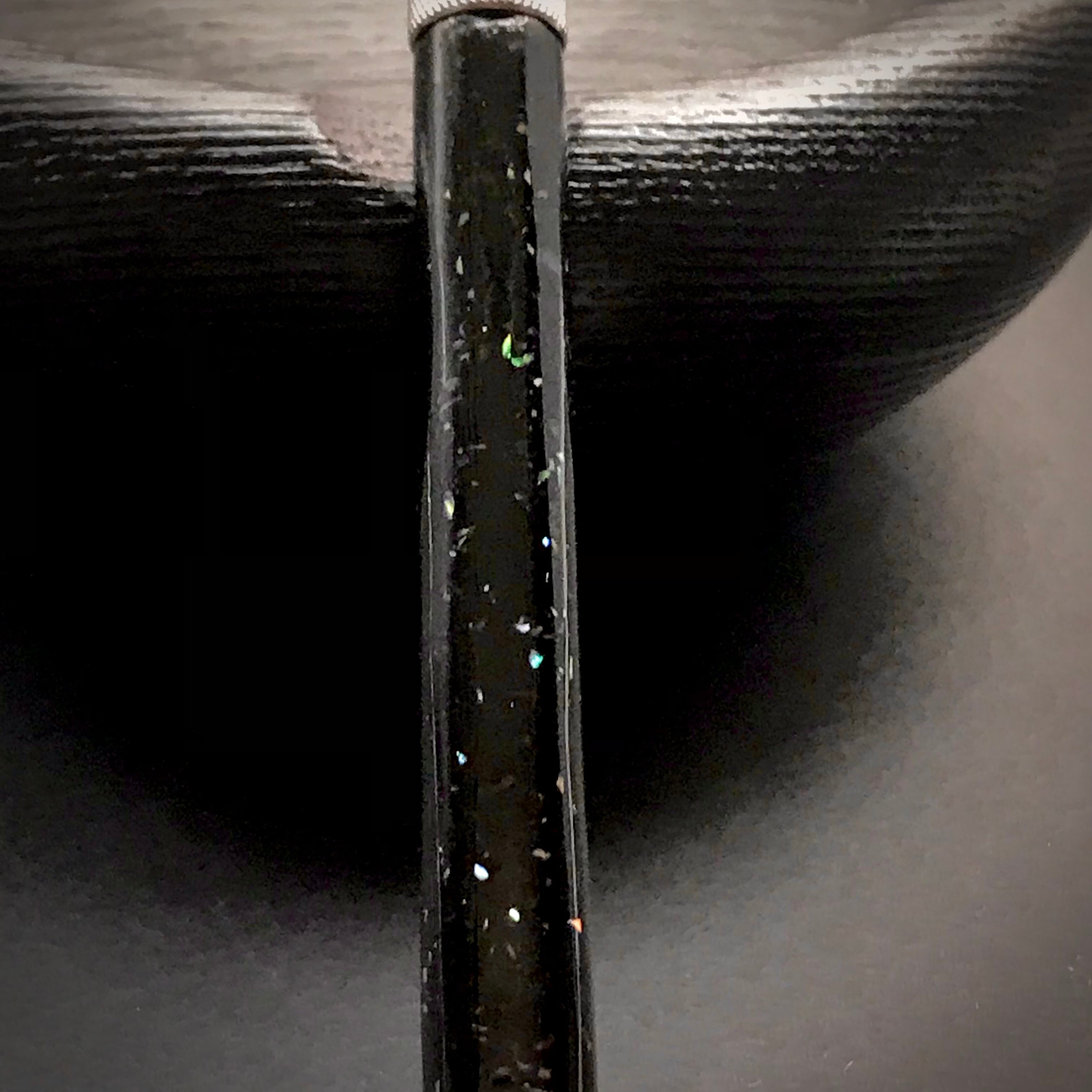 低重心シャーペン カスタム軸 螺鈿/本黒漆塗り 0.5mm 送料無料