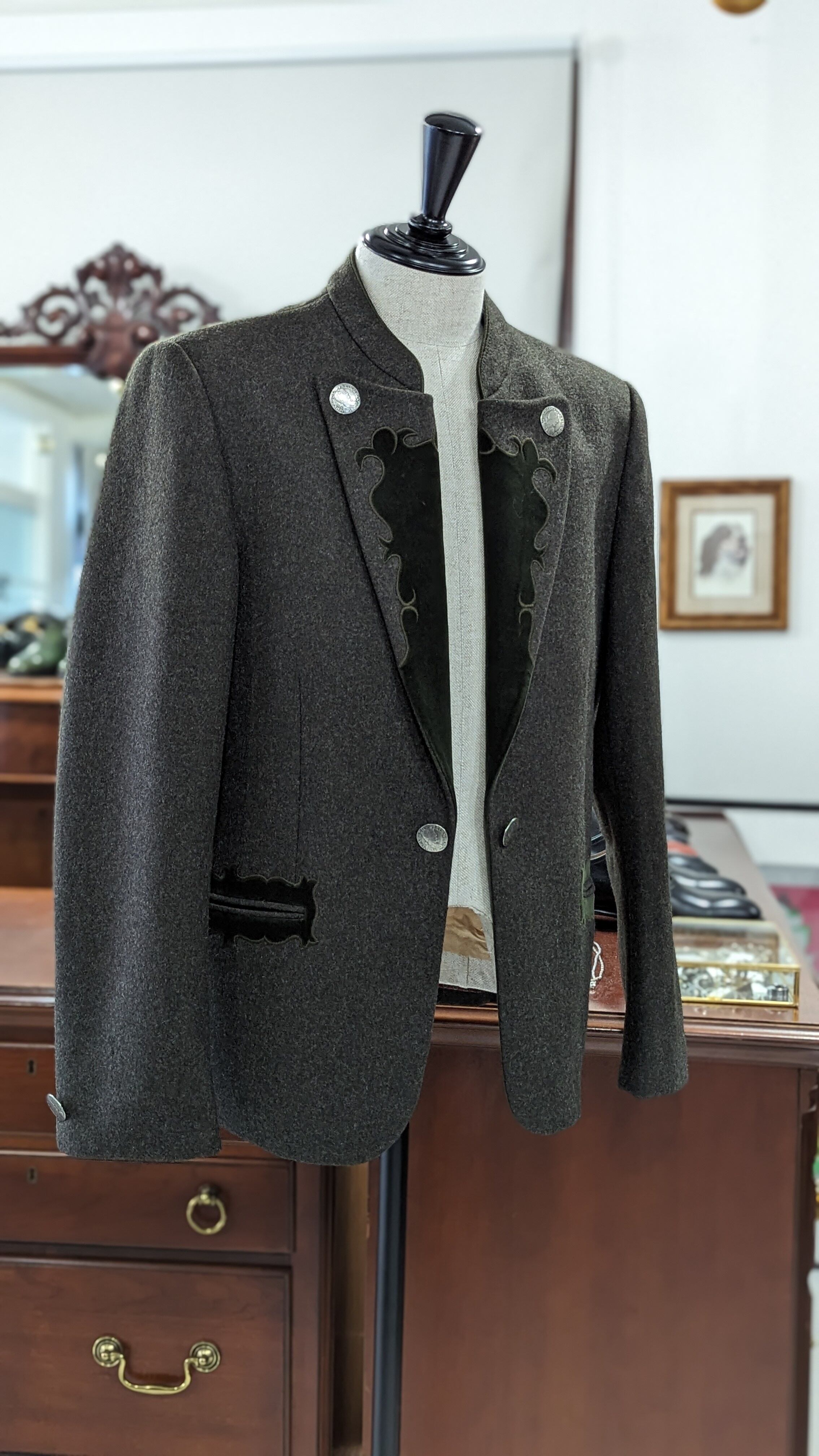 チロリアンジャケット 古着 ユーロ ビンテージ ローデンクロス BD180