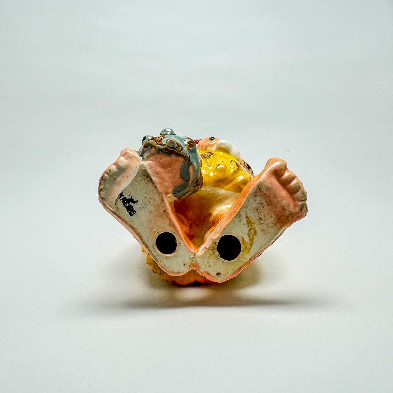 ヴィンテージ クレイス 原始人 ジュエルアイ セラミック 女性