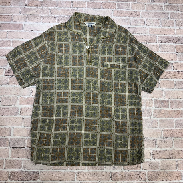 1960s LOUNGER PAJAMA SHIRT