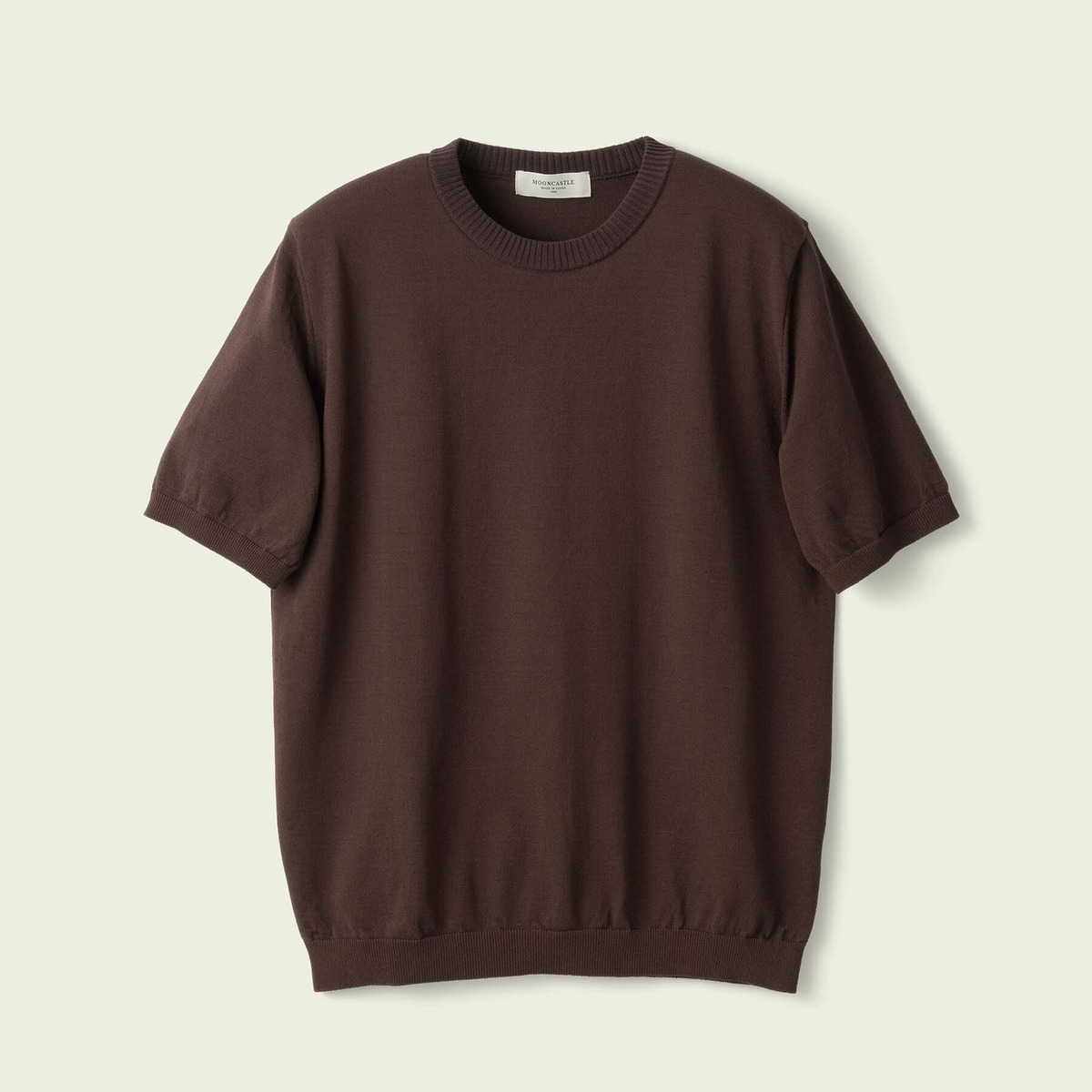 MOON CASTLE (ムーンキャッスル) ICE COTTON CREWNECK (BROWN) | H 