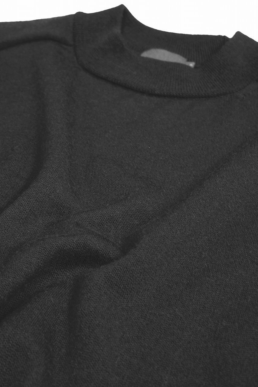 Worsted Merino Mock Neck P/O