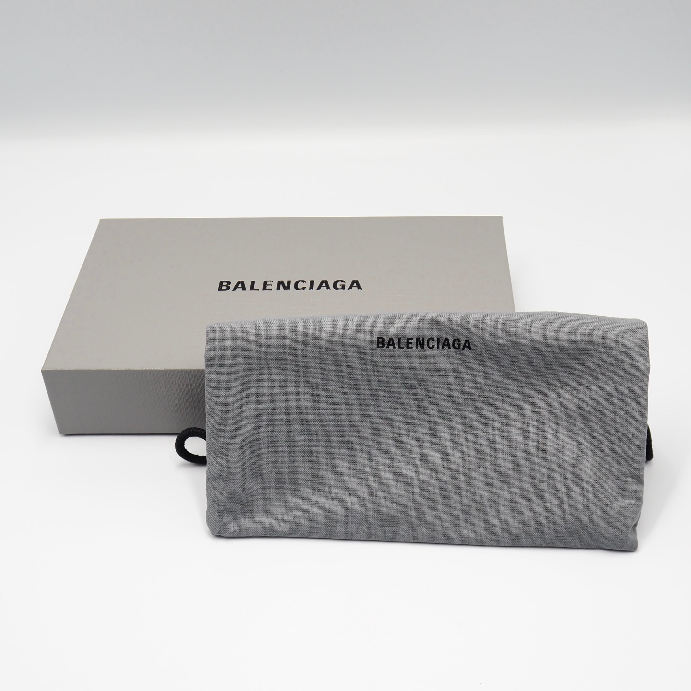 BALENCIAGA ルカゴール コインケース デニム ブラック バレンシアガ
