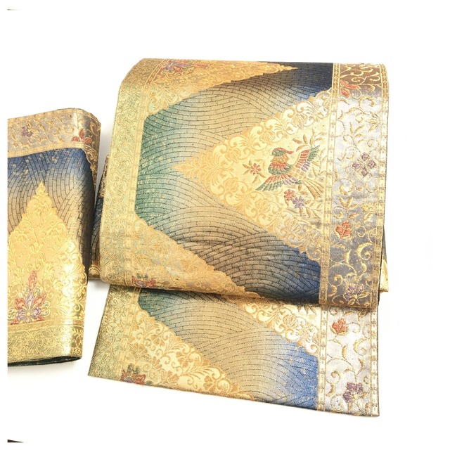美品 正絹 作り帯 袋帯 瑞祥の輝きが映える 慶びの装いを愉しむ 二部式 