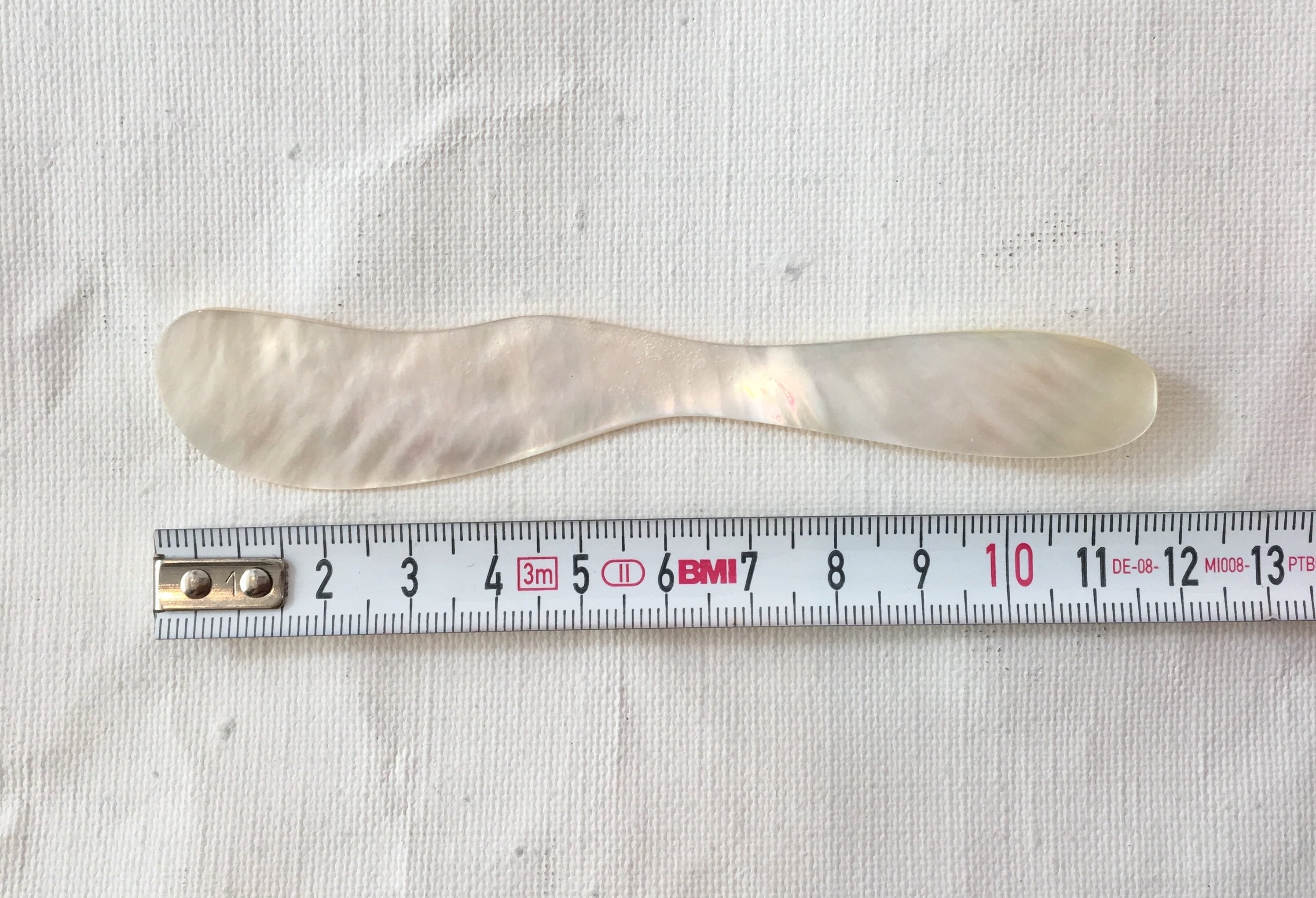 サマーセール中！✨純銀製　マザーオブパール　バターナイフ 純銀・マザーオブパール バターナイフ - アンティークと薔薇雑貨のお店