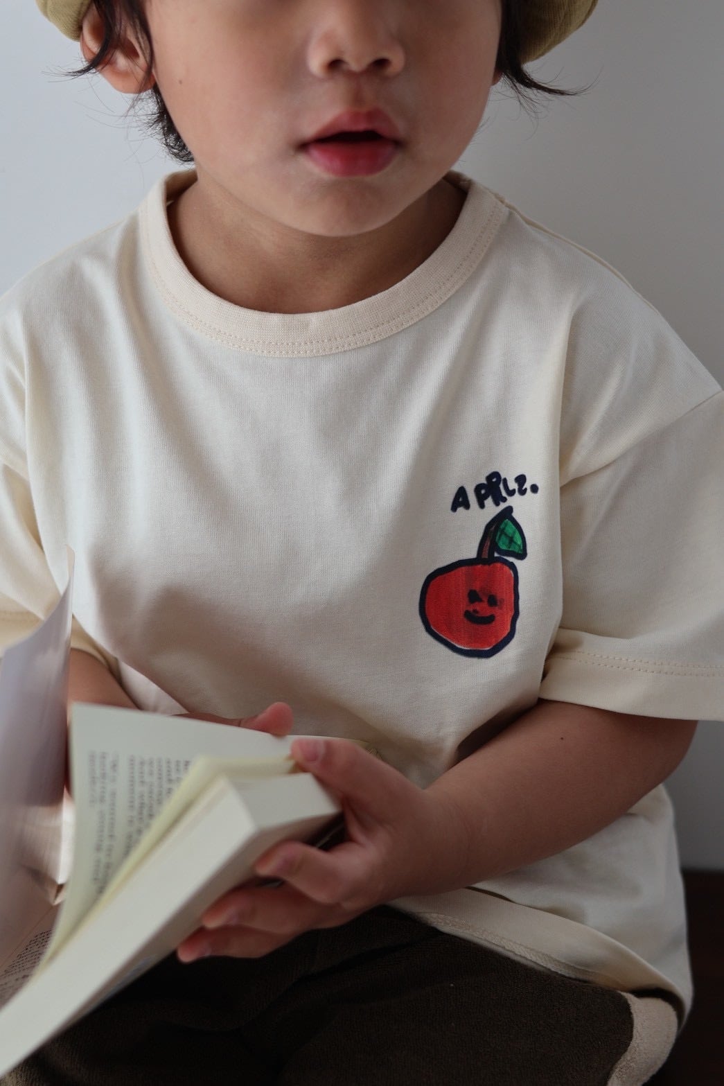 【予約】送料無料 Grown / ORGANIC FRUIT SALAD TEE - MILK