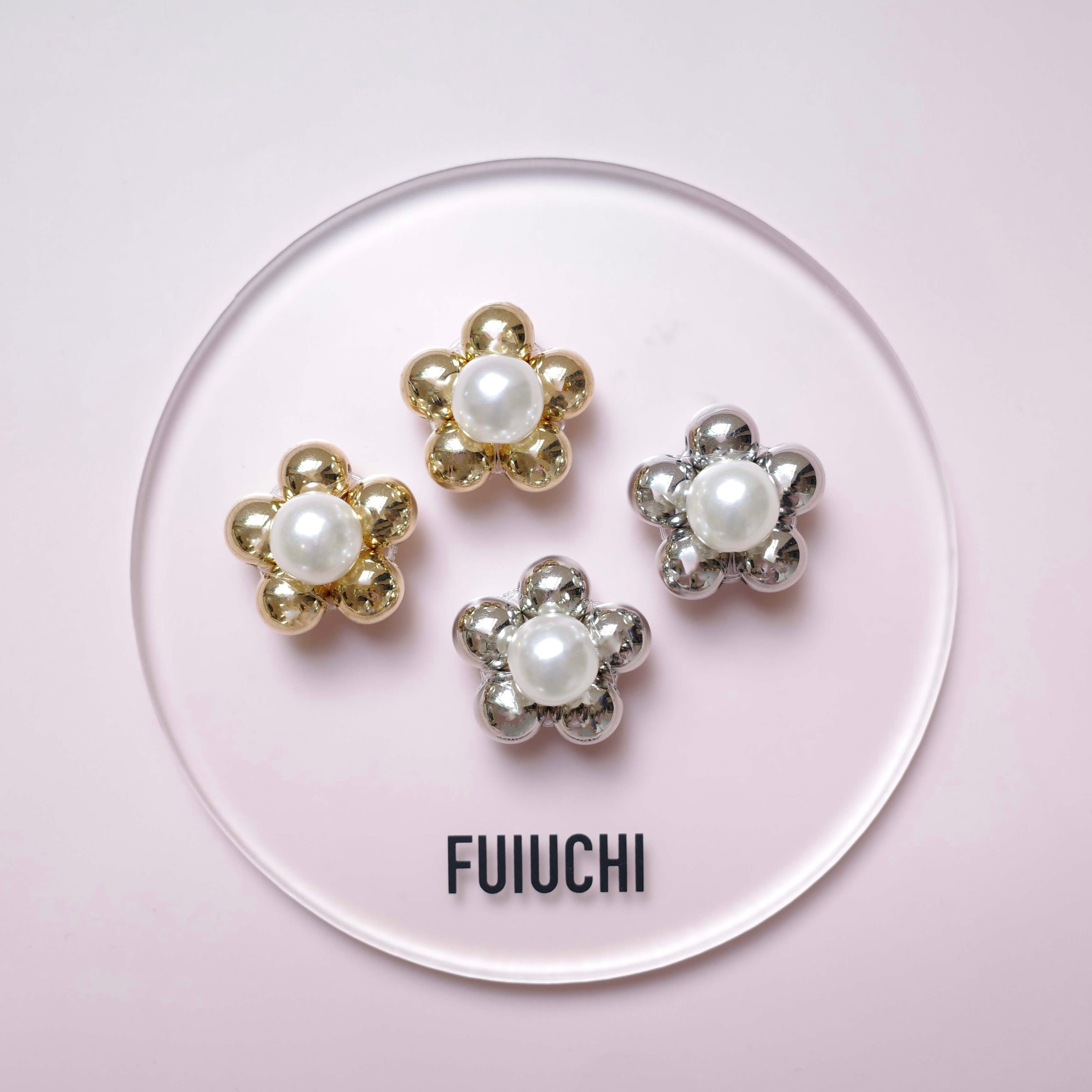 fui pure earring(pierce) -metallic-