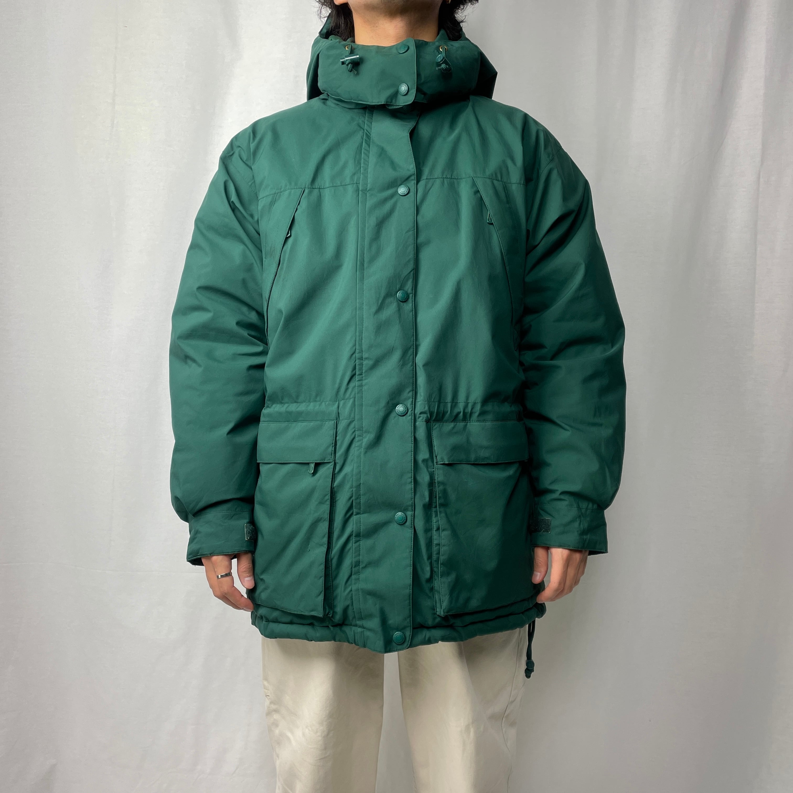 90s 白タグ Eddie Bauer RIDGE LINE ブラックグースダウンジャケット