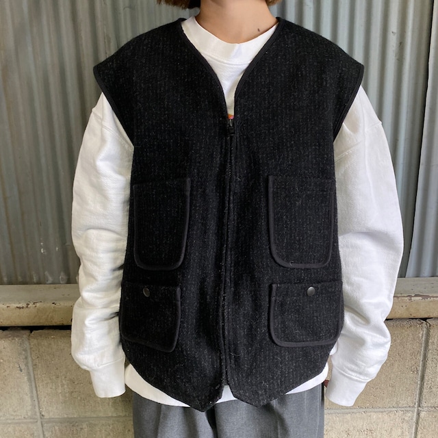 90年代 USA製 WOOLRICH ウールリッチ ウールハンティングベスト 