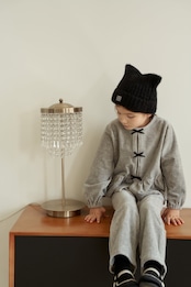 韓国子供服 / 26winter / momoann / リボンセットアップ / キッズ / 冬服 *5~15*