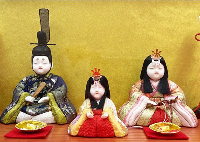 親王飾り】金林真多呂 東山雛 五人揃 アクリルケース入り【木目込み