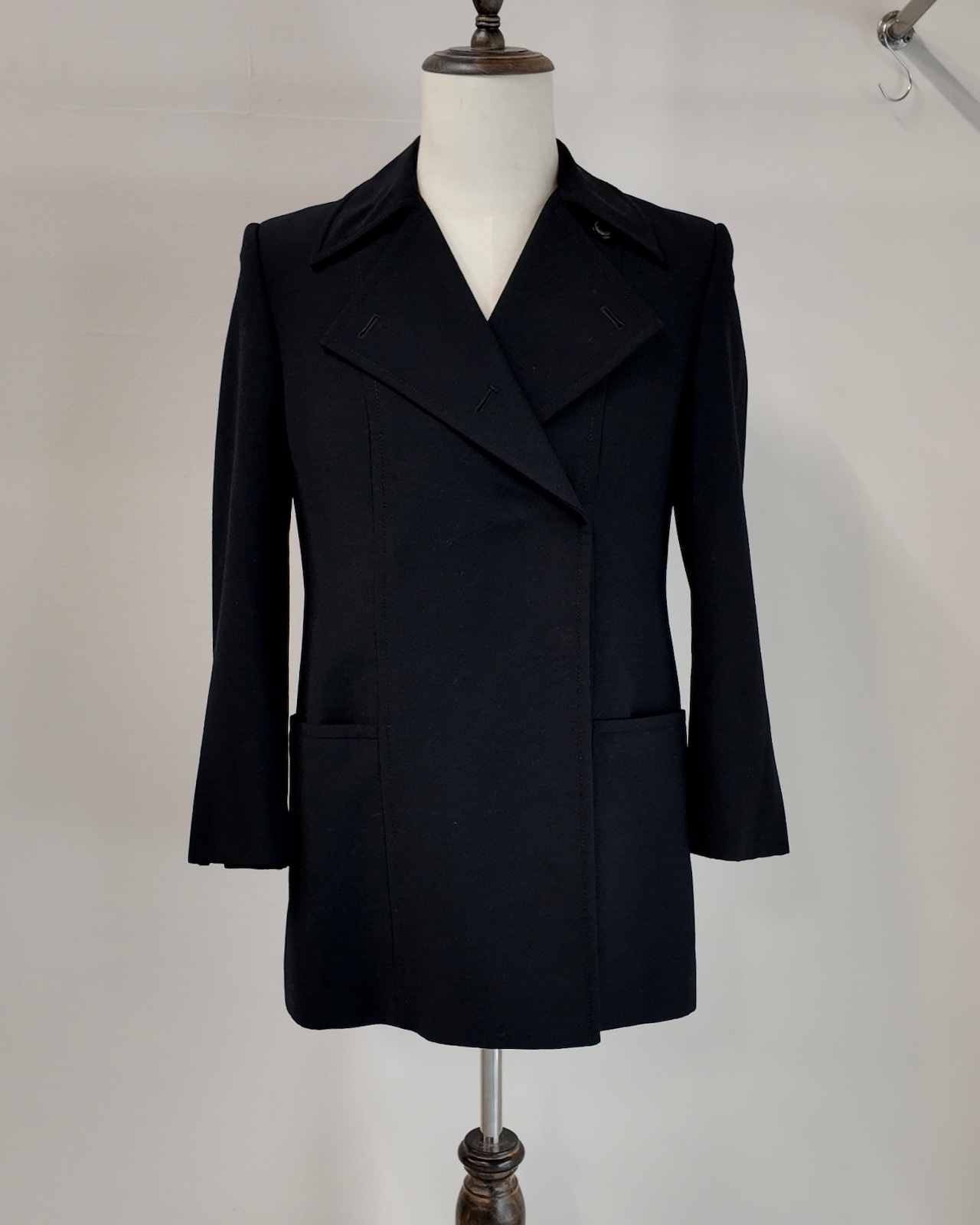 【97/FW GUCCI by Tom Ford】peaked lapel tailored middle coat