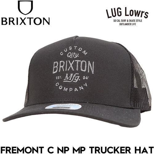 BRIXTON ブリクストン メッシュキャップ メンズ レディース トラッカーキャップ FREMONT C NP MP TRUCKER HAT スナップバック 帽子 12081 BKBLK 26SU 日本代理店正規品