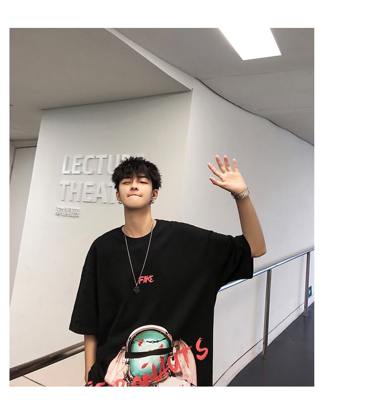 全2色 Tシャツ カットソー プリント カジュアル おしゃれ