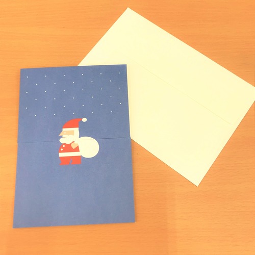 駒形克己さん変身クリスマスカード・トリサンタ