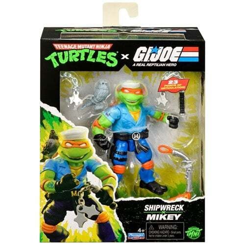 Playmates Teenage Mutant Ninja Turtles x G.I. Joe Mikey x