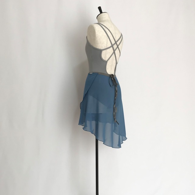 ◇"Tatiana" Ballet Wrap Skirt  -Giselle Blue