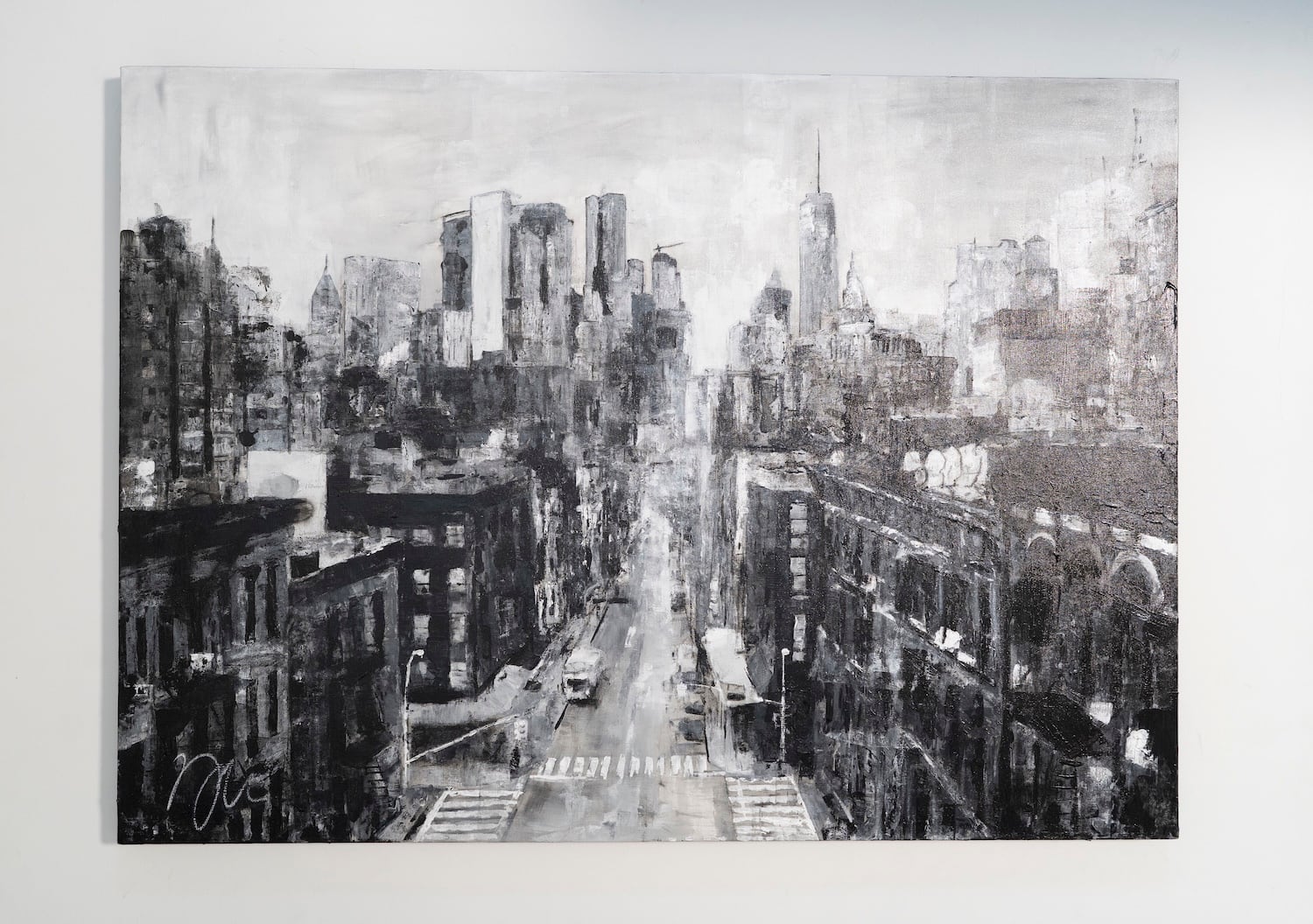 絵画 風景画(街並み) ベルギー ブルージュの運河沿いの風景 インテリア