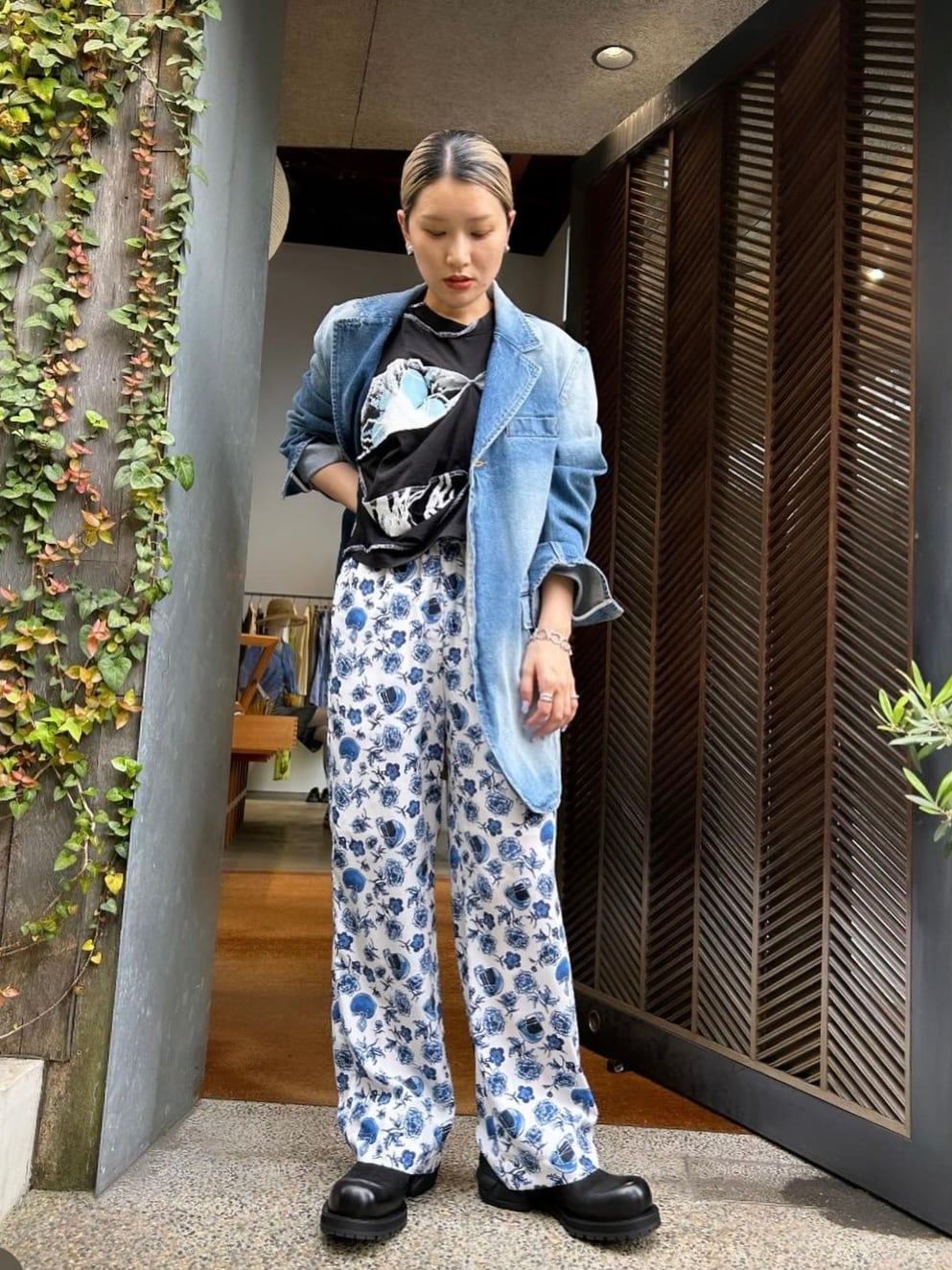 24SS】BELPER ベルパー / PRINTED PANTS | TRENTオンラインショップ 