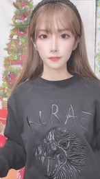 KURAE刺繍スウェット 12.7オンス ヘヴィーウェイト クルーネック Black