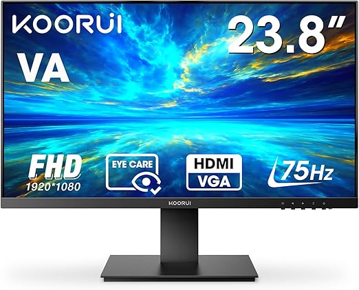 Koorui 24N1A 23.8インチ フルHD VA モニター koorui 24n1a」の人気