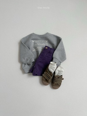 【予約商品】mini robe / Lace Sweatshirt