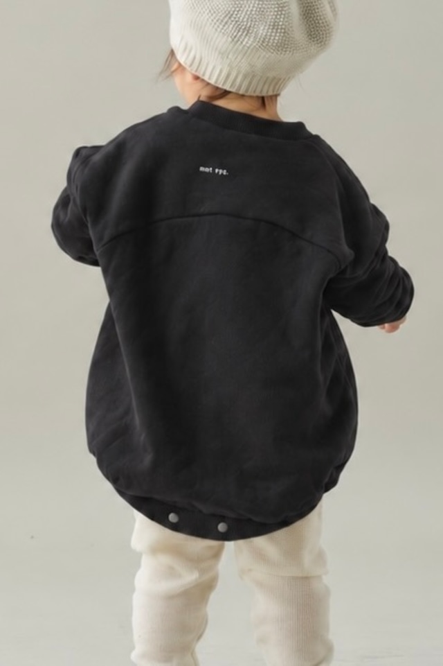 〈 MOUNTEN. 26AW 〉 sweat wide crewneck / BT10-0408a / BABY / black