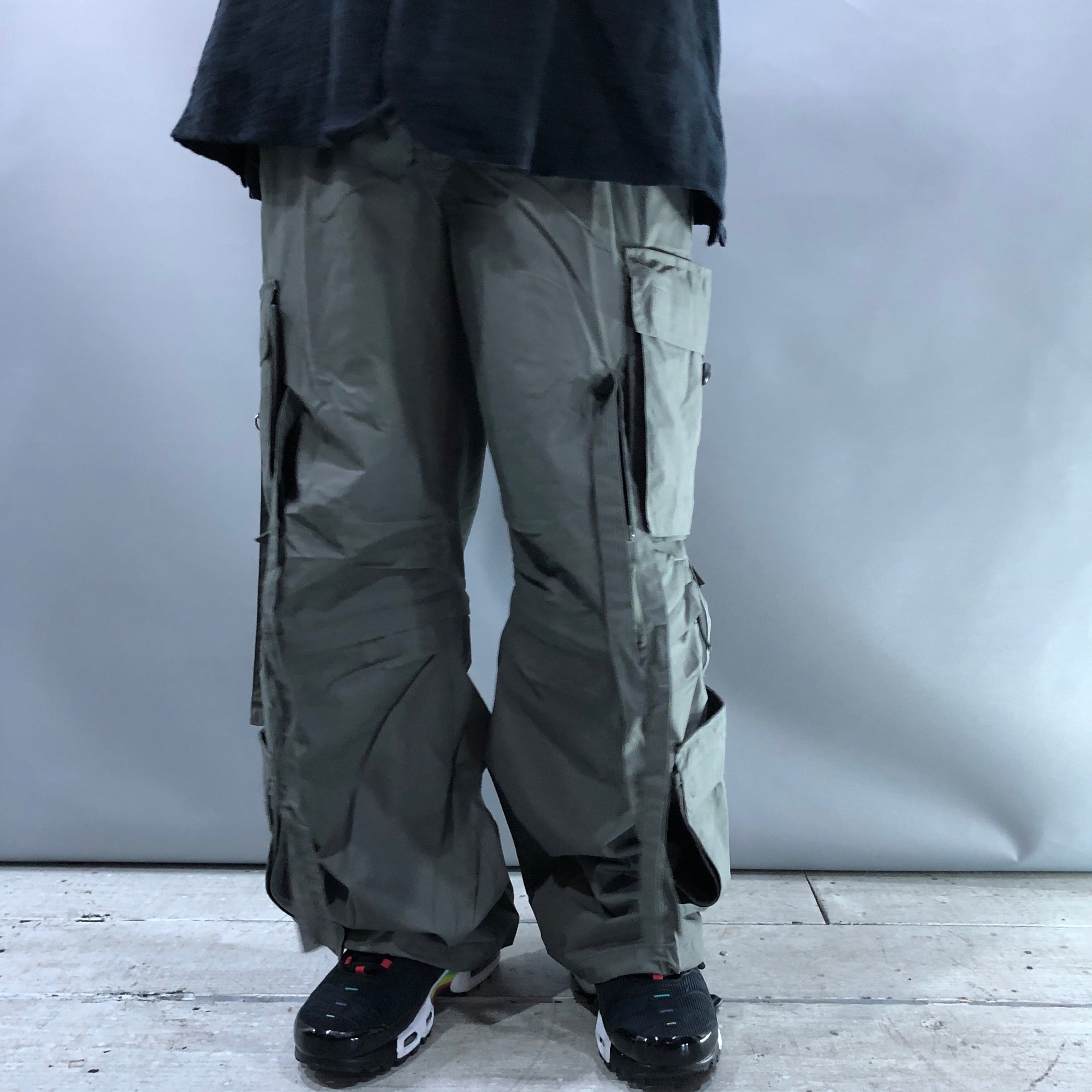 UK LABEL】 Techno pants military テクノパンツ グレーカーキ ...