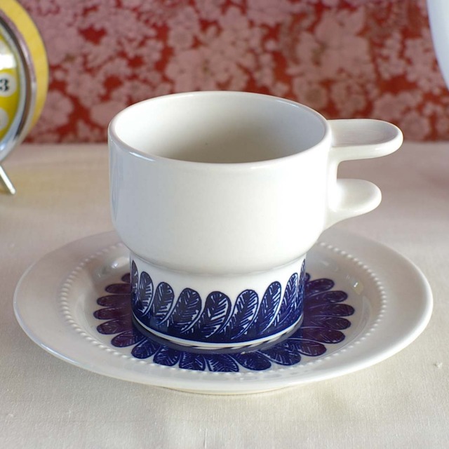 ローゼンタール コバルトブルー花柄 コーヒーカップ ソーサー Rosenthal Caldo Freddo Cup 160811-2 6 アンティーク ヴィンテージ 食器 陶器 Flohmarkt フローマルクト powered by BASE