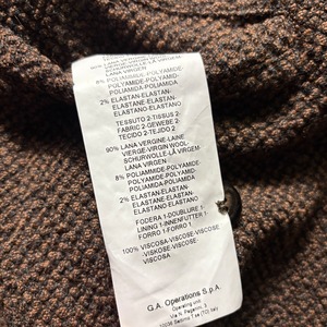 ARMANI COLLEZIONI knit tailored jacket