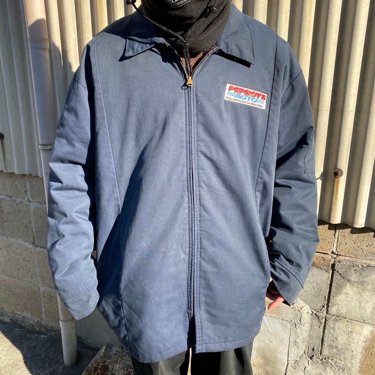 ビッグサイズ CINTAS 企業ロゴ刺繍 ワークジャケット キルティング