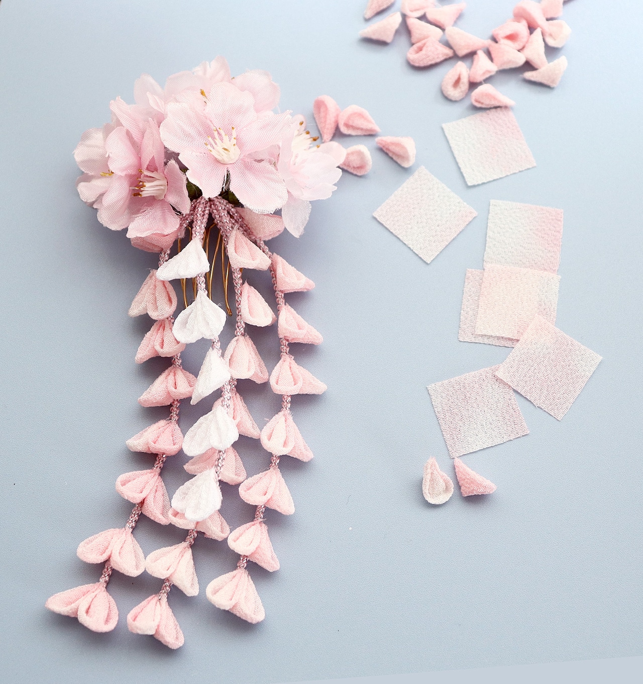＜桜の髪かざり＞彩・IRODORI　桜をまとう