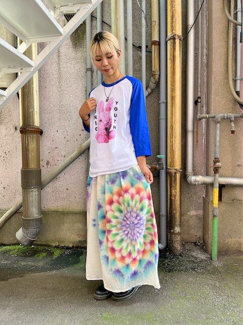 タイダイ染め タイダイ染め スカート ロングスカート マキシスカート