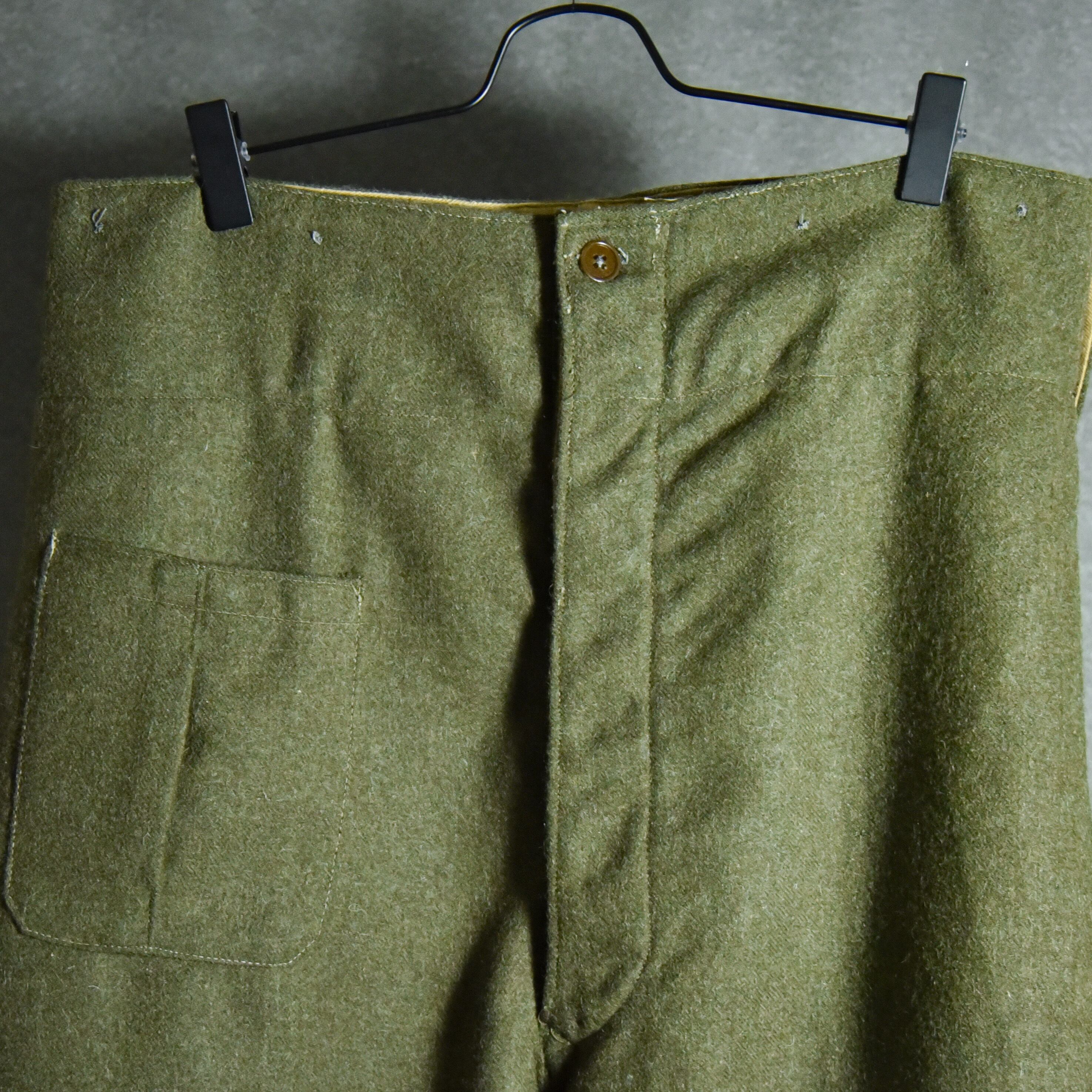 DEAD STOCK】50s Greek army Wool Field Pants ギリシャ軍 ウール